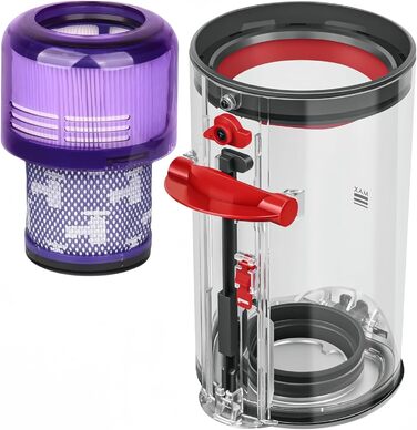 Замінник HEPA-фільтра та контейнера для пилу Dyson V11 V15 SV14 SV17 SV22 SV28. Сумісний з 970013-02/970013-03
