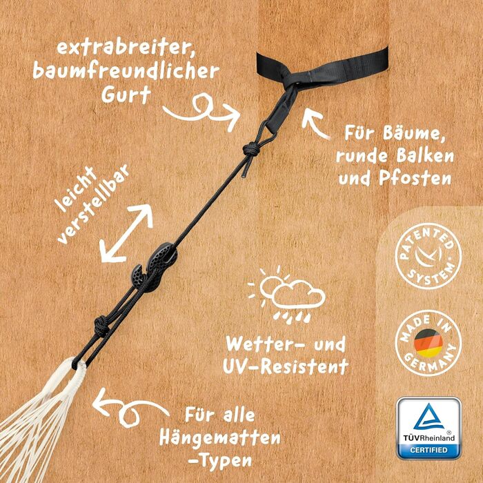 Гамак LA SIESTA® Brisa – класичний, ручної роботи в Колумбії, ширина 160 см, блакитний, для дому та відпочинку на природі (кріплення до дерева та стіни)