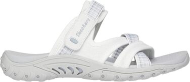 Сандалі Skechers Reggae Damen - білі слайдери 39 EU для жінок, Opulenter Garten