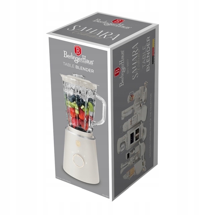 Стаціонарний блендер Berlinger Haus BH-9817, 1000 Вт, бежевий