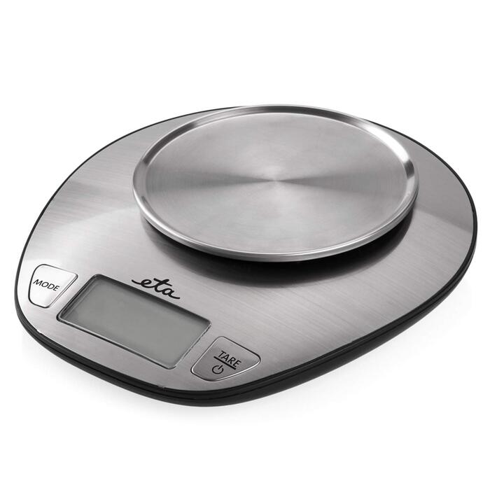 Кухонні ваги Dori з нержавіючої сталі - цифрові, LCD дисплей, програма для вимірювання молока та води, 5 кг