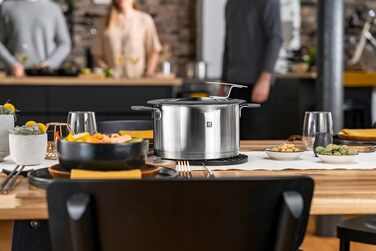 Набір посуду ZWILLING Simplify 5 предметів: каструля з кришкою-ситом, скляна кришка, індукційна, не має покриття, нержавіюча сталь