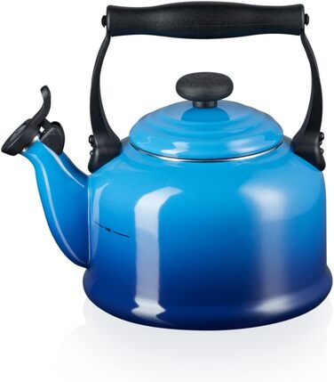 Le Creuset Kettle Tradition, Capacity: 2.1 l, Enameled Steel, Azure, 40102022200000
