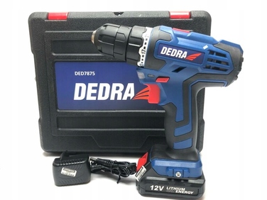 Акумуляторний шурупокрут Dedra 12 В DED7875