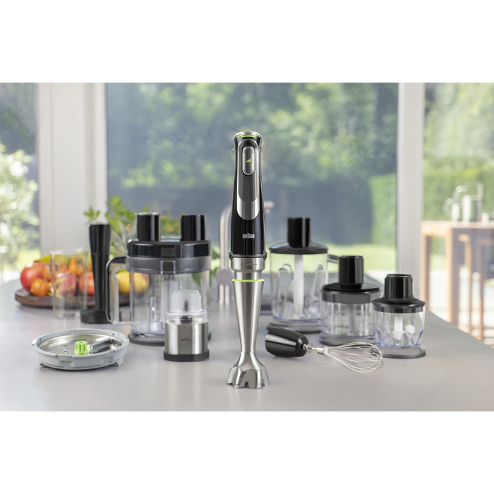 Занурювальний блендер Braun MultiQuick 9 MQ9187XLI 1200 Вт, чорний