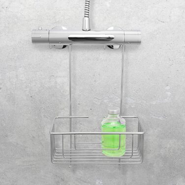 kowald ® Shower Caddy for Hanging on the Faucet - Stainless Steel - 100% Rustproof