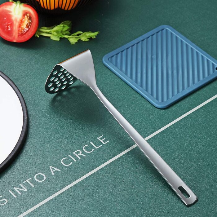 Набір кухонних аксесуарів Berglander з нержавіючої сталі (13 шт.) - набір кухонного приладдя, ложка-лопатка, антипригарне покриття, стійкість до нагріву, легко мити