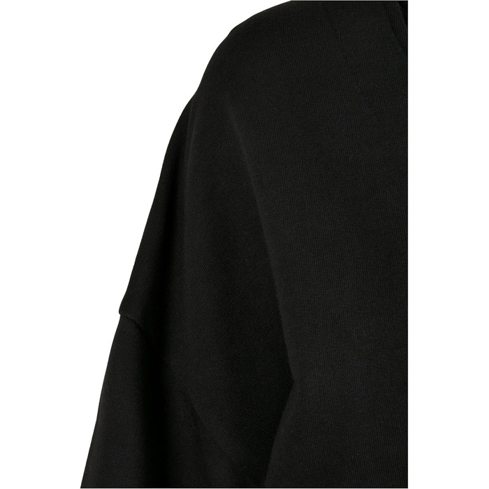 Кардиган жіночий Urban Classics Organic Oversized з коротким рукавом з махрової тканини, 4XL, чорний