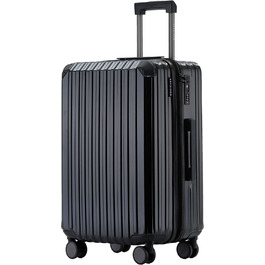 Чемодан з замком TSA, набір валіз, валіза-тролей, жорсткий корпус, чорний (Мітлер)