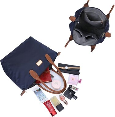 Сумка жіноча Gallantry Paris Shopper D.blauw - шкіряний вигляд, сумка через плече