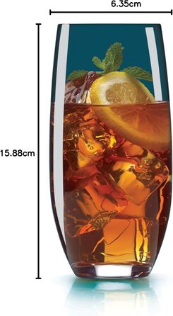 Бокали для вина Lenox Tuscany Classic безбарвні 236 мл (8 oz) - Великі келихи для напоїв