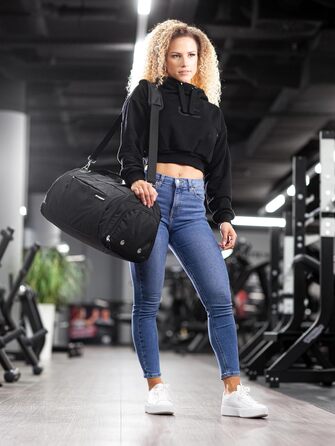 Fitgriff® Sports Bag & Duffel Bag for Men and Women - with Shoe Compartment & Wet Compartment - Bag for Sports, Fitness & Travel - Training Bag, Gym Bag