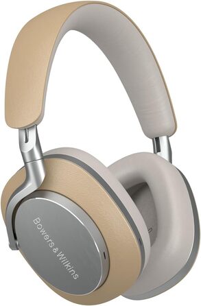 Навушники Bowers & Wilkins Px8 Over-Ear з активним шумозаглушенням, бездротові Bluetooth 5.0, швидка зарядка, 30 годин, мікрофон - Бежевий