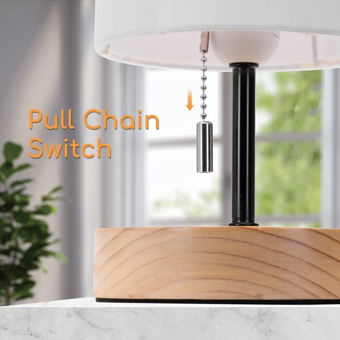 Настільна лампа Aigostar з 2 USB-портами, вимикач, металевий цоколь, сірий колір. Сучасна лампа для спальні, вітальні, дитячої кімнати та робочого столу.