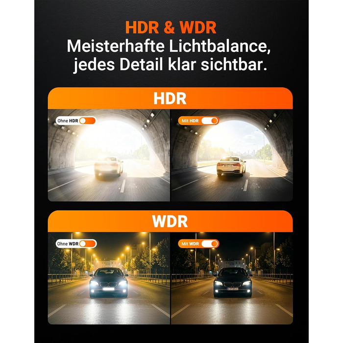 Автомобільний відеореєстратор VANTRUE N5S з сенсором STARVIS 2, 3-канальна зйомка 2.7K+1080P*2+1440P (передній, внутрішній, задній камери)