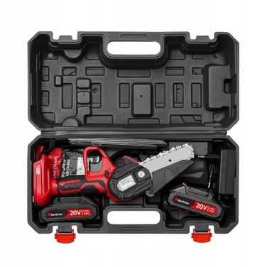 Акумуляторна ланцюгова пила Bartimex 20V 800W, 2 акумулятори по 2,0 Аг