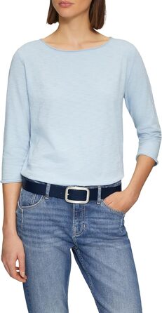 Чоловічий шкіряний ремінь s.Oliver з прямокутною пряжкою та логотипом, темно-синій (90)