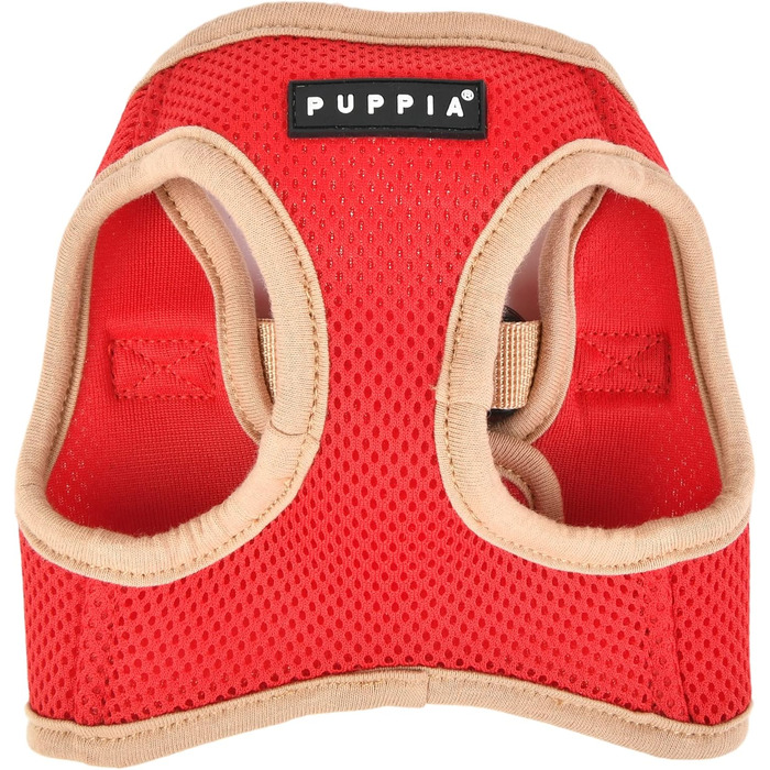 Шлейка для собак Puppia Soft Vest Harness B II Wein XL, червона, 110 г
