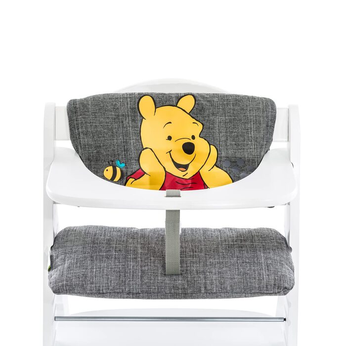 Подушка Hauck Disney для стільчика Alpha+, Beta+, Arketa, сіра, Pooh, м'яка, зручна, машинне прання