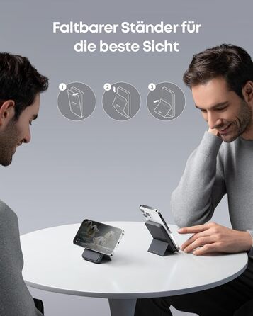 Anker MagGo Powerbank 5000mAh з магнітним кріпленням, USB-C, для iPhone 17/16/15/14/13/12, Interstellar