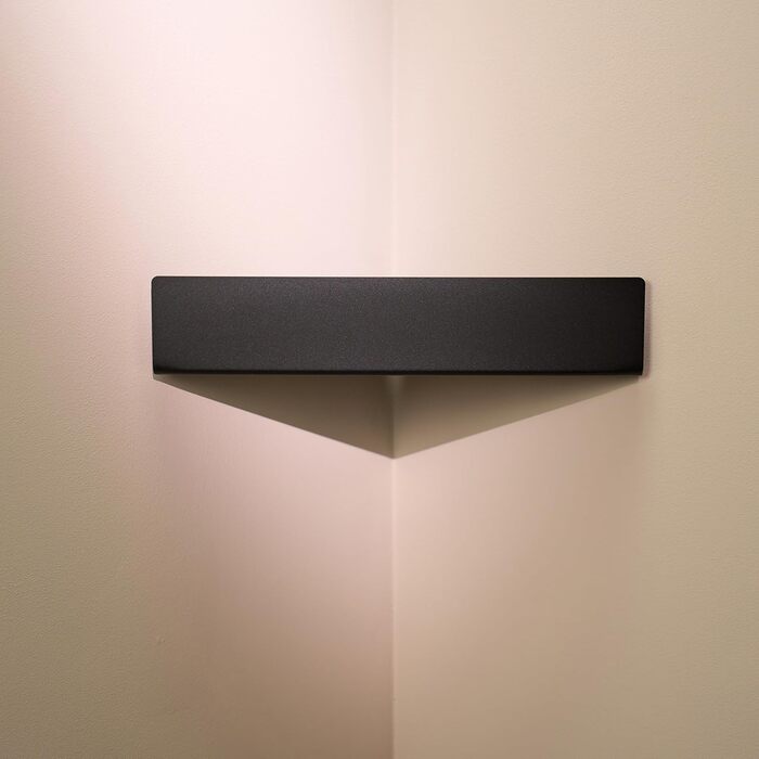 Designfabrik Hamburg: Shower Shelf without Drilling | Corner Shelf Bathroom | Shower Shelf without Drilling | Adhesive Shelf Bathroom | Self-Adhesive Shower Basket | Bathroom Accessories | Shower Shelf Corner Black