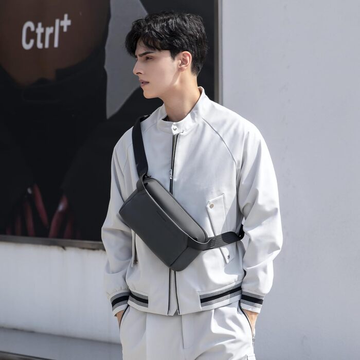 Сумка на плечі Mark Ryden Leicht: чоловіча/жіноча, темно-зелена, з YKK-блискавкою та магнітною застібкою