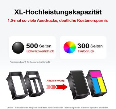 Картриджі для принтера ANKINK (замінник Canon 545 та 546 XL), комплект чорнильних картриджів