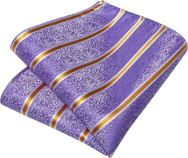 Диванні краватка з принтом смужки, комплект: краватка, нагрудна хустинка, запонки, зажим для краватки. Підходить для весілля, ділових зустрічей та формальних заходів. Колір: оливковий/чорний.