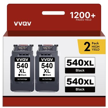 Картриджі для принтера Canon PG-540 XL чорний (Multipack), сумісні з серіями Pixma TS5150, TS5151, MG3650, MG3600, MG4200, MG3550