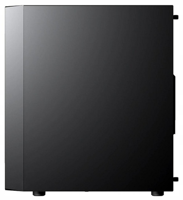 Ігровий комп'ютерний корпус Logic Atos ARGB mini, чорний, 3 вентилятори