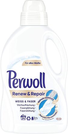 Рідкий пральний засіб Perwoll Renew und Repair для білого та делікатних тканин, 96 прань