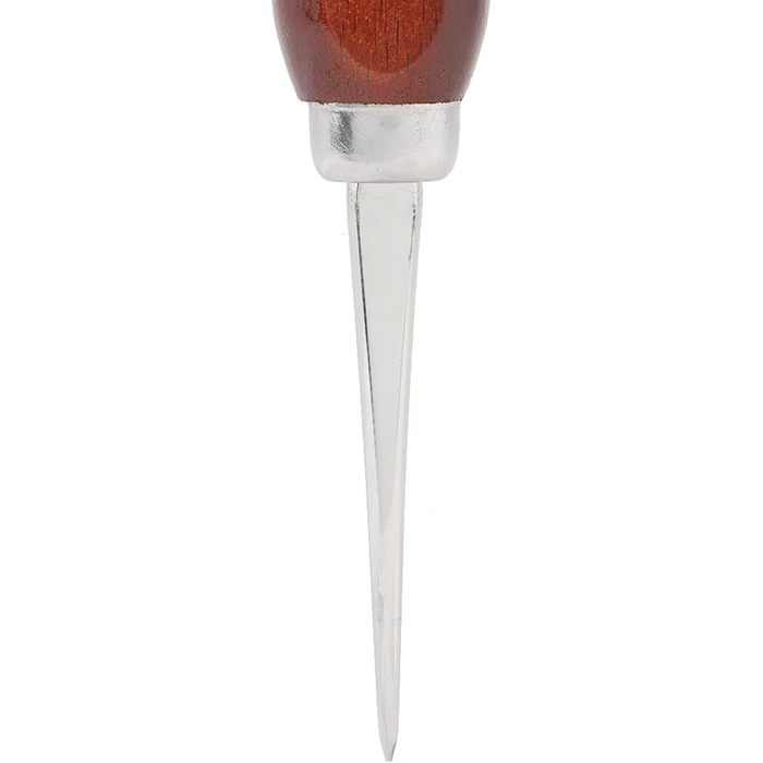 Stainless steel ice pick with wooden handle, breaker, chisel, removal of crushed carving tool in Japanese style for kitchens, bars, bartenders, picnics, camping and restaurants