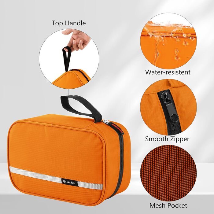 Висувна унітазна щітка для туалету, водонепроникна, портативна, для чоловіків та жінок (S-помаранчевий, S)