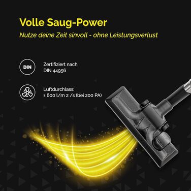 Фільтр для пилососа Kärcher (WD3, WD2, WD1, MV3, MV2, A, K, KNT, NT, SE, VC) - замінник 6.414-552.0 - 3 круглі фільтри + 3 кришки-гвинти для алергіків проти дрібного пилу та запахів