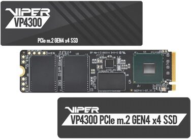 SSD Patriot Viper VP4300 2TB PCIe Gen4 x4 NVMe M.2 - до 7400 МБ/с читання, 6800 МБ/с запис