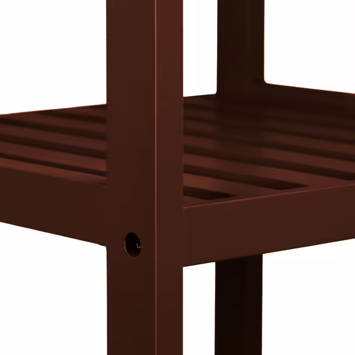 Relaxdays Bamboo Bathroom Shelf with 3 Shelves