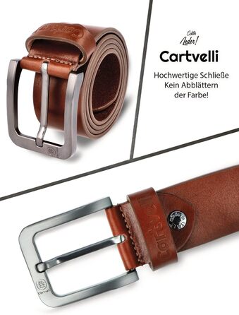 Чоловічий шкіряний ремінь преміум-якості з подарунковою коробкою. Ширина 40 мм, регулюється, підходить для джинсів, чинос, костюма та штанів. Колір: коричневий.