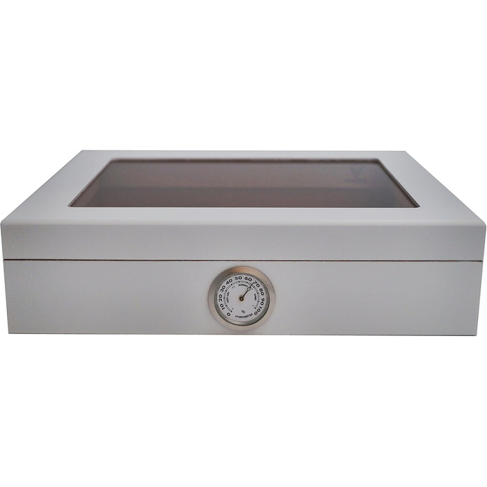 Германус Humidor Mensalla для 30 цигарок, білий