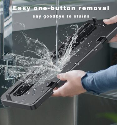 Вакуумний пакувальник ESoundvol 8-в-1 з контролем температури, вбудованим різаком та LED-дисплеєм для зберігання продуктів, 10 пакетів