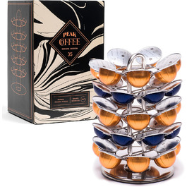 Тримач для капсул Nespresso Vertuo Peak Kaffee (70 шт.) - органайзер для капсул Vertuo Line, вміщує 70 капсул