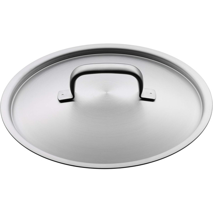 Каструля WMF Gourmet Plus 16 см з нержавіючої сталі Cromargan з металевим кришкою, 1,4 л, для індукційних плит, з внутрішньою шкалою