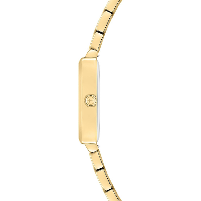 Годинник Tamaris для жінок з квадратним корпусом, сталевий або шкіряний ремінець (Золото / Зелений, Square)