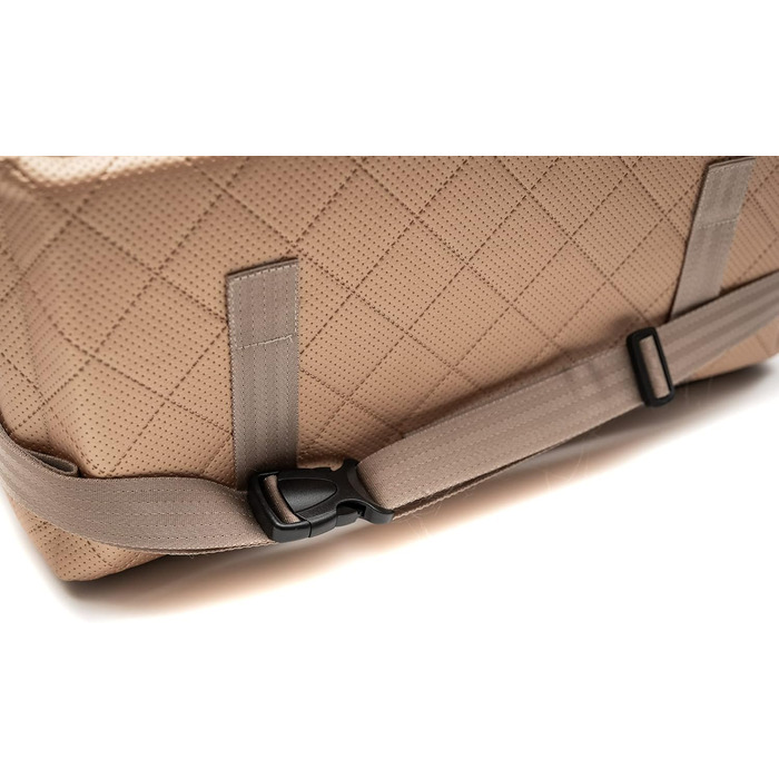 Автокрісло для собак та котів | Чорний велюр | Розміри M (47x40 см)