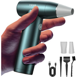 Електричний пилосос для пилу 150000 RPM - компресований повітряний пилозбірник з потужним безщітковим двигуном, елегантний металевий корпус