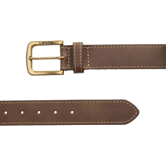 Чоловічий шкіряний ремінь Levi's Loire Brown