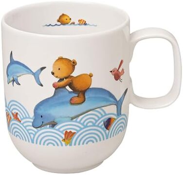 Набір дитячого столового прибору Villeroy & Boch Kinderbesteck, 4-х предметний (чашка велика, Happy As A Bear)