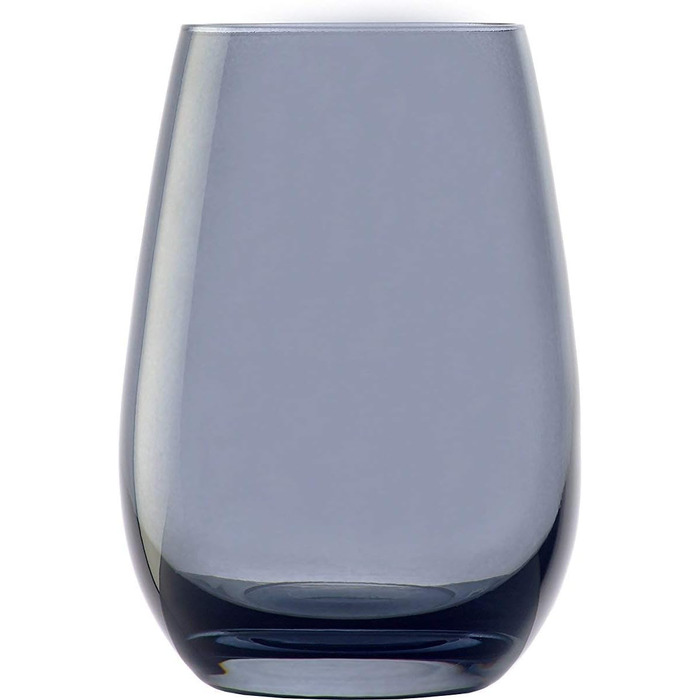 Stölzle Lausitz ELEMENTS Glasses 465ml Smoke Grey I Drinking Glasses 6-Piece Set I Dishwasher-Safe Glass Set I High Impact Resistance I Universal Glasses for Water, Juice, and Whisky