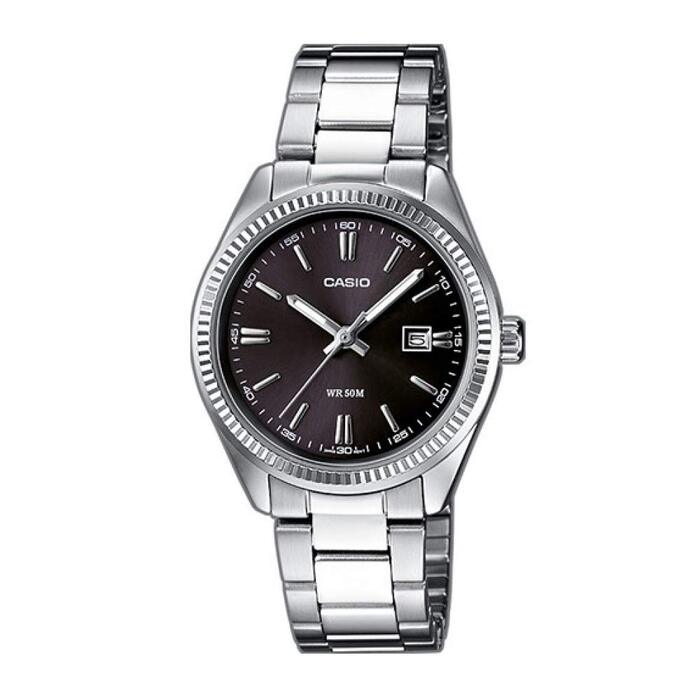 Жіночий наручний годинник Casio Collection LTP-1302PD чорного кольору