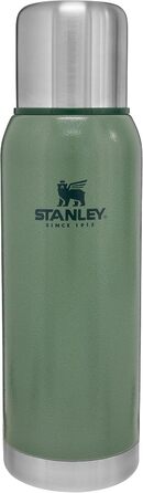 Термос Stanley Adventure з нержавіючої сталі, 1 літр - термопляшка, 24 години, BPA-Free, кришка-поїльник, колір: молотний зелений