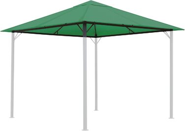 QUICK STAR Replacement Roof for Garden Pavilion 3x3m RAL 7012 Antique Pavilion Roof Replacement Cover (3 x 3 m - 250g/m², Green)